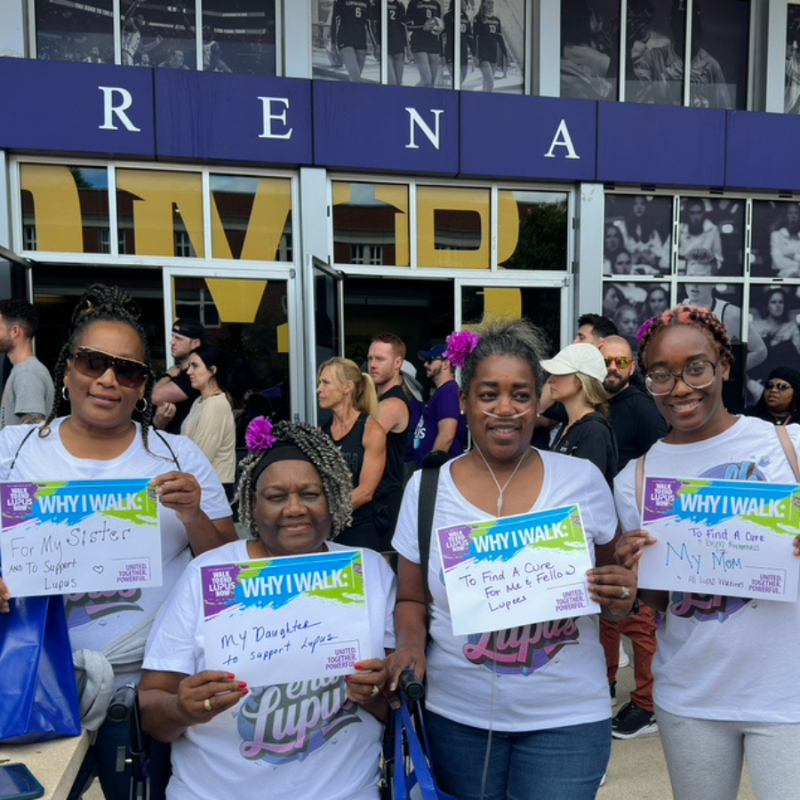 Katina Family at Walk To End Lupus Now 2024